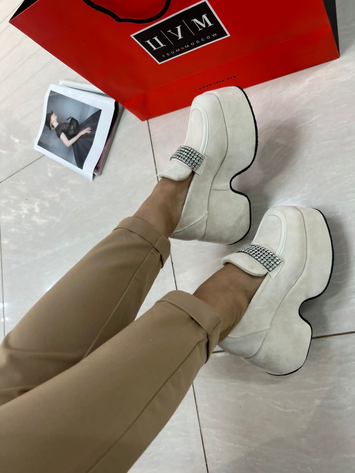 Женские весенние туфли FASHION SO-221-128 (8 пар в коробе, размер 36-41)