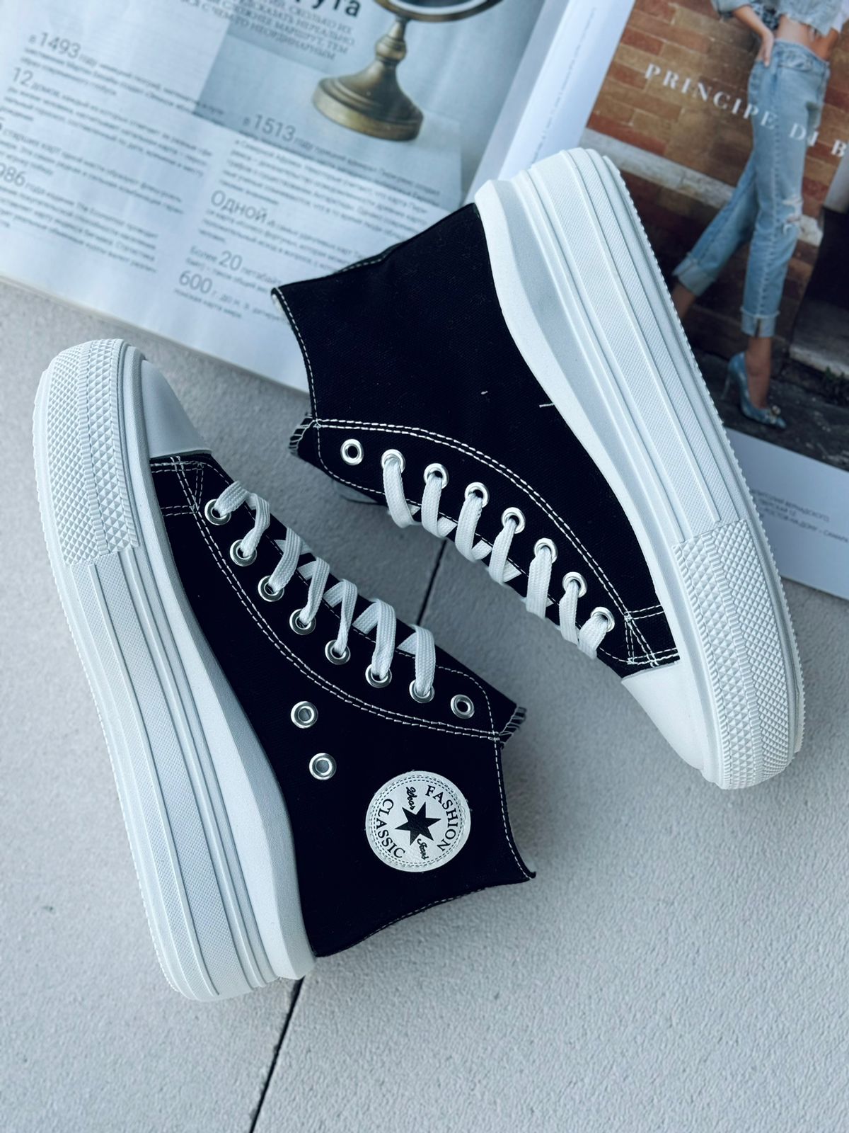 Женские весенние кеды FASHION SO-240-55 (8 пар в коробе, размер 36-41)