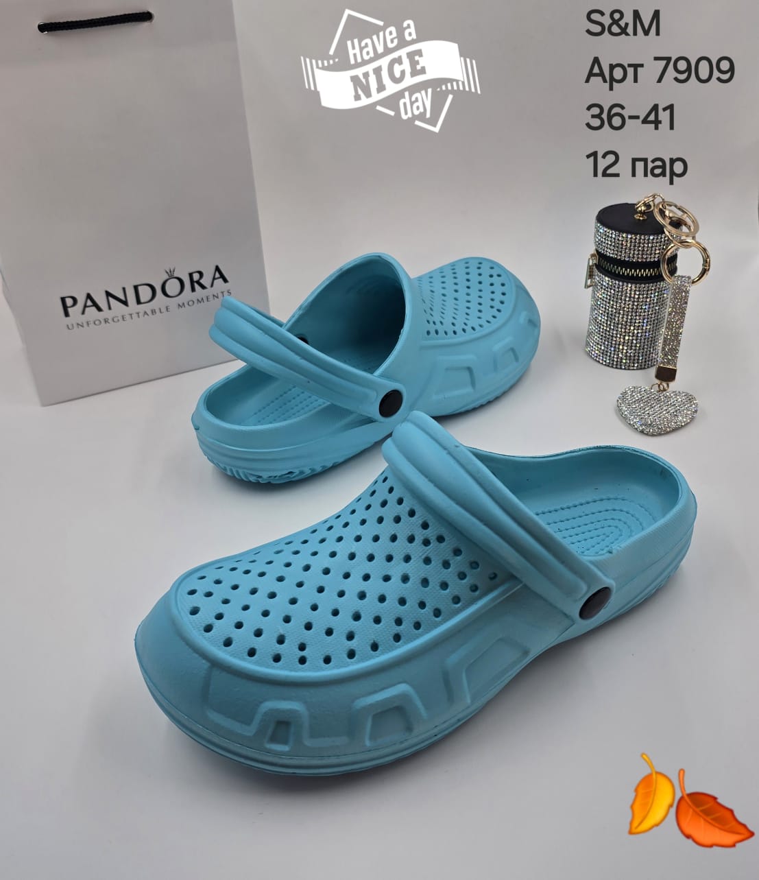 Женские сабо  FASHION SO-253-278 (12 пар в коробе, 36-41 размер)