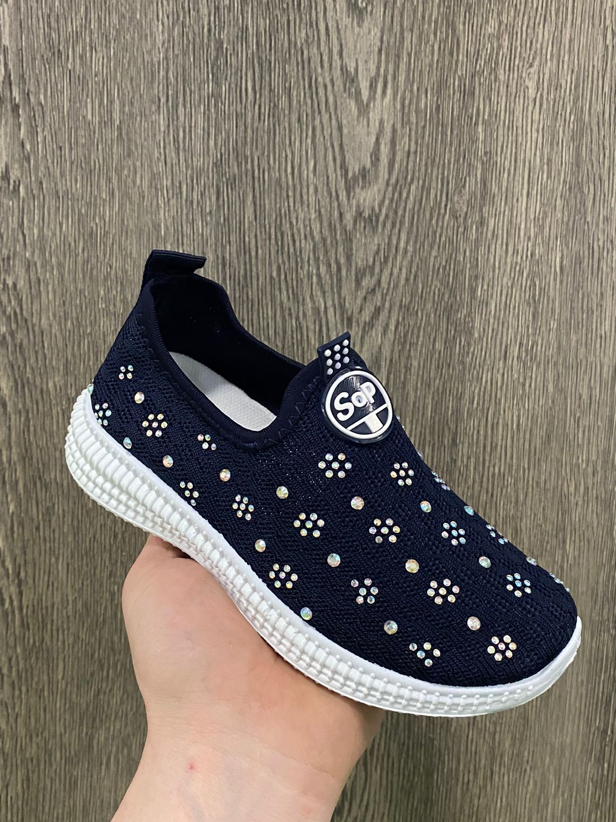 Детские весенние слипоны FASHION SO-239-118 (10 пар в коробе, размер 31-36)