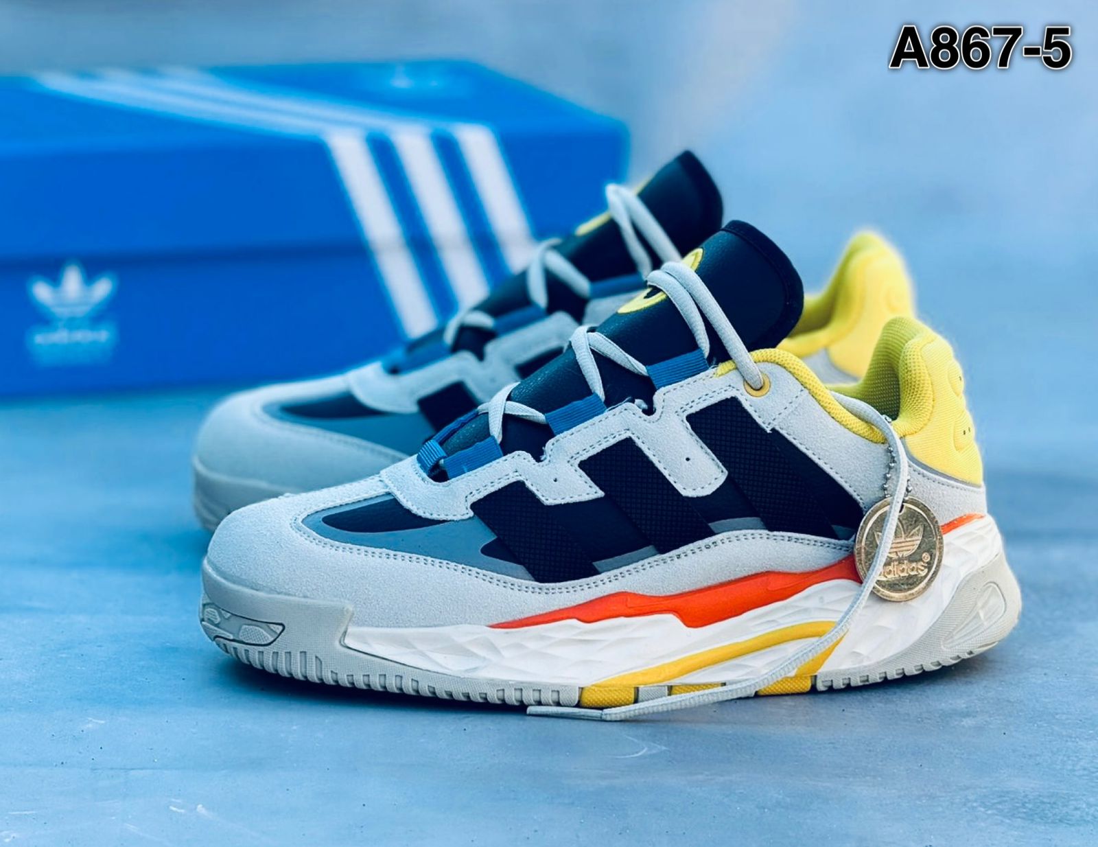 Мужские кроссовки  FASHION SO-251-569 (8 пар в коробе, 41-46 размер)