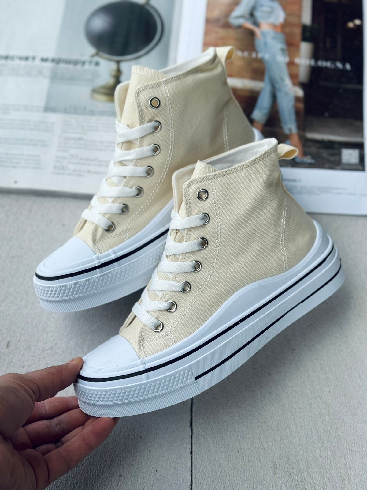 Женские весенние кеды FASHION SO-240-36 (8 пар в коробе, размер 36-41)