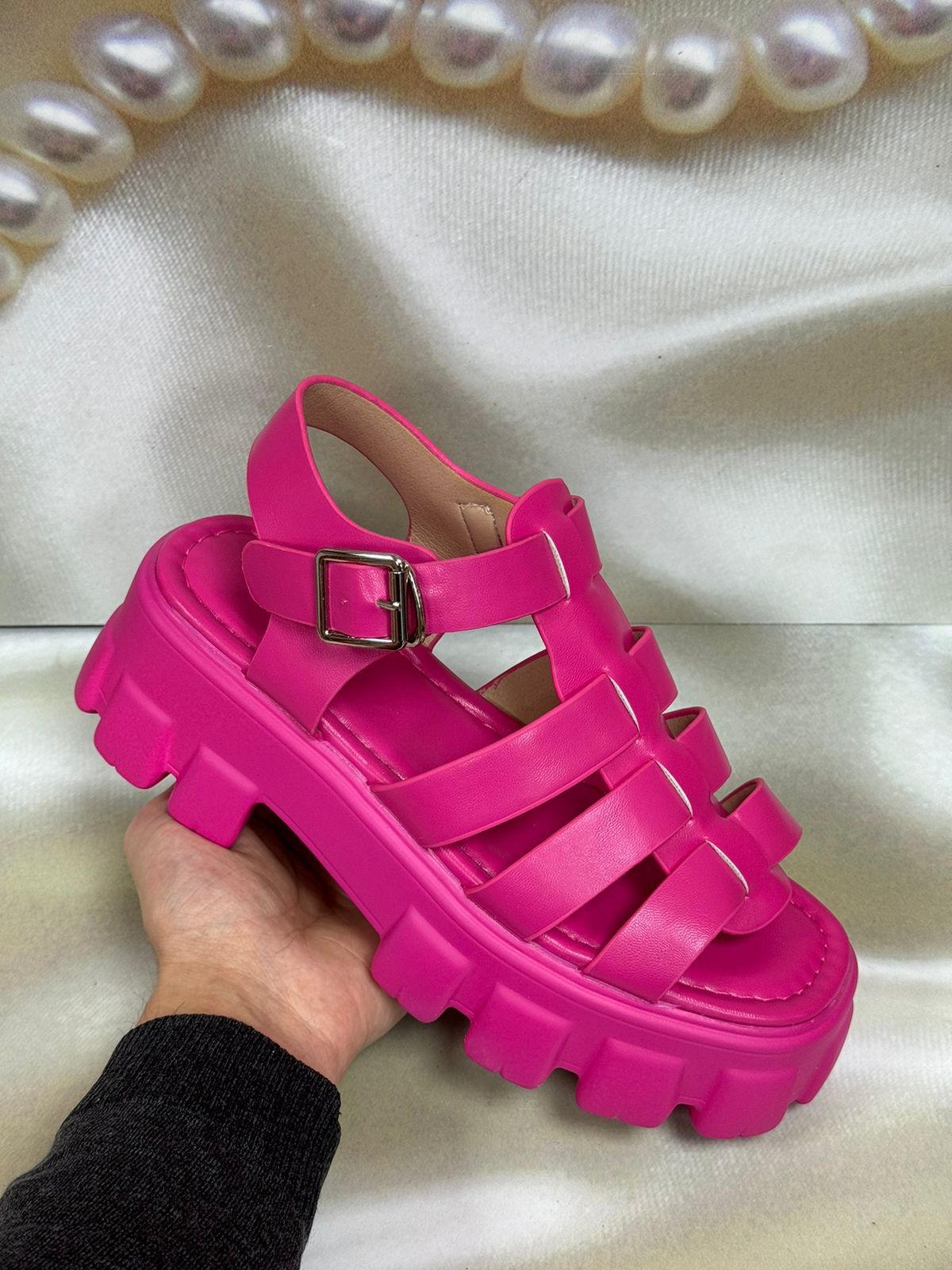 Женские летние босоножки FASHION SO-238-3 (8 пар в коробе, размер 36-41)