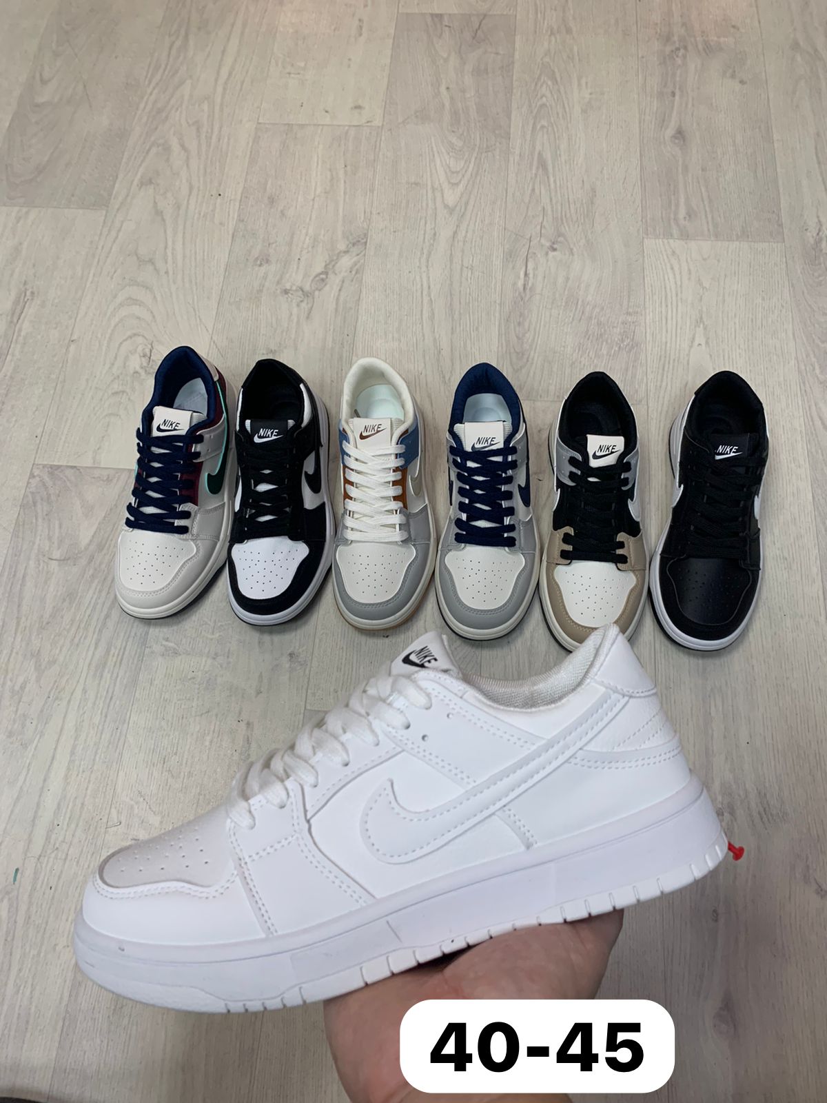 Мужские весенние кроссовки AIR SO-224-73 (8 пар в коробе, размер 40-45)