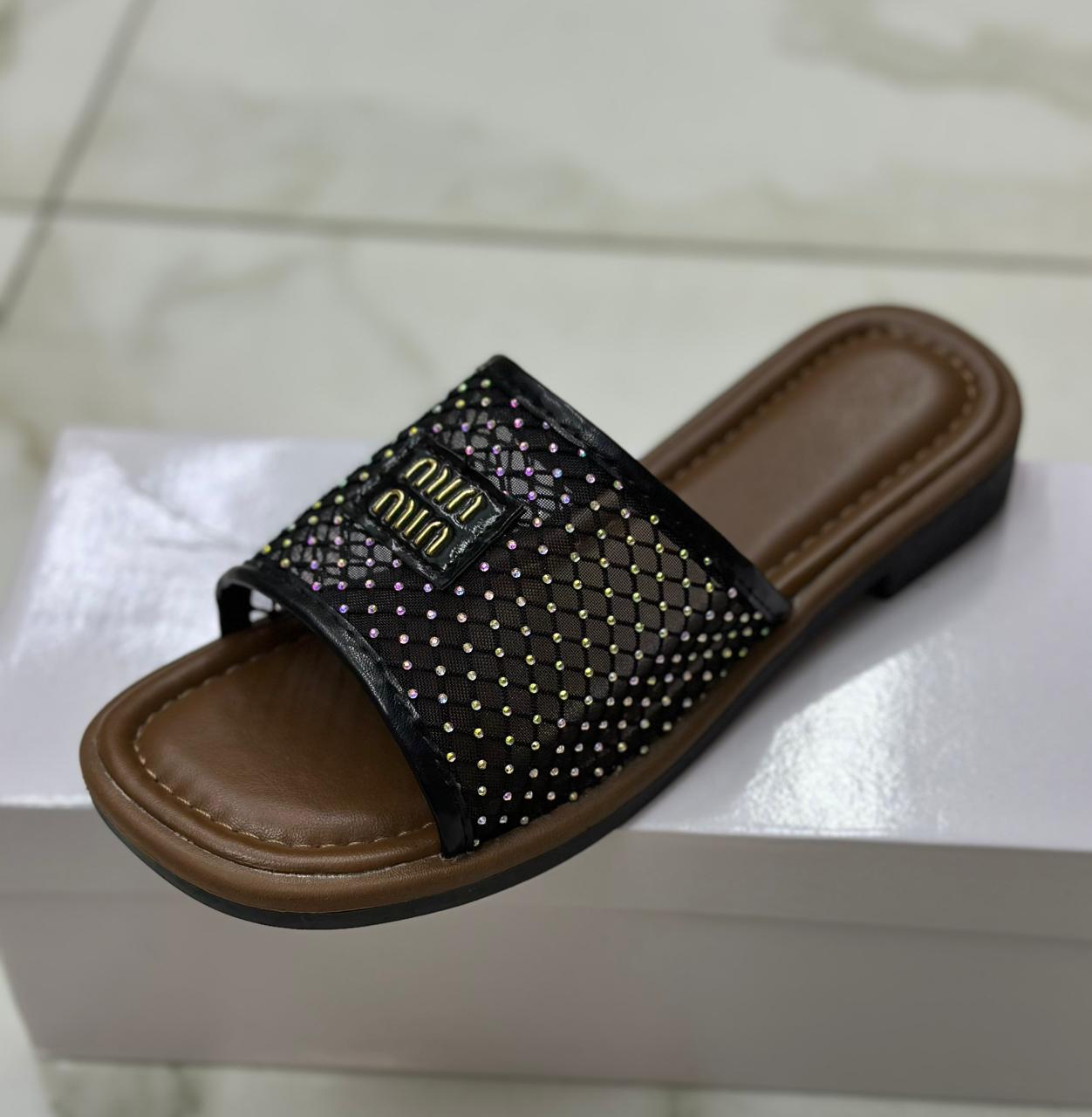 Женские шлепанцы  FASHION SO-262-178 (8 пар в коробе, 36-40 размер)