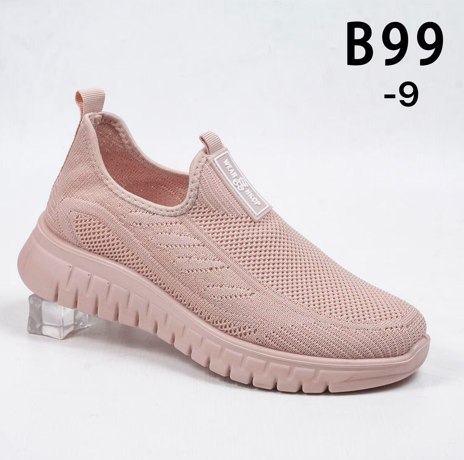 Женские слипоны  FASHION SO-255-146 (10 пар в коробе, 36-41 размер)