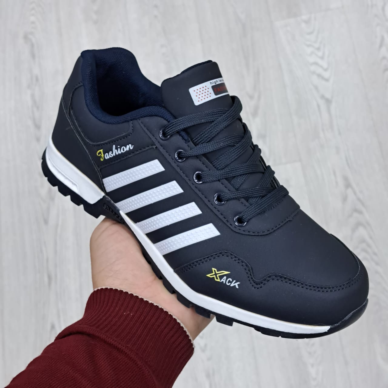 Мужские весенние кроссовки FASHION SO-232-150 (8 пар в коробе, размер 41-46)