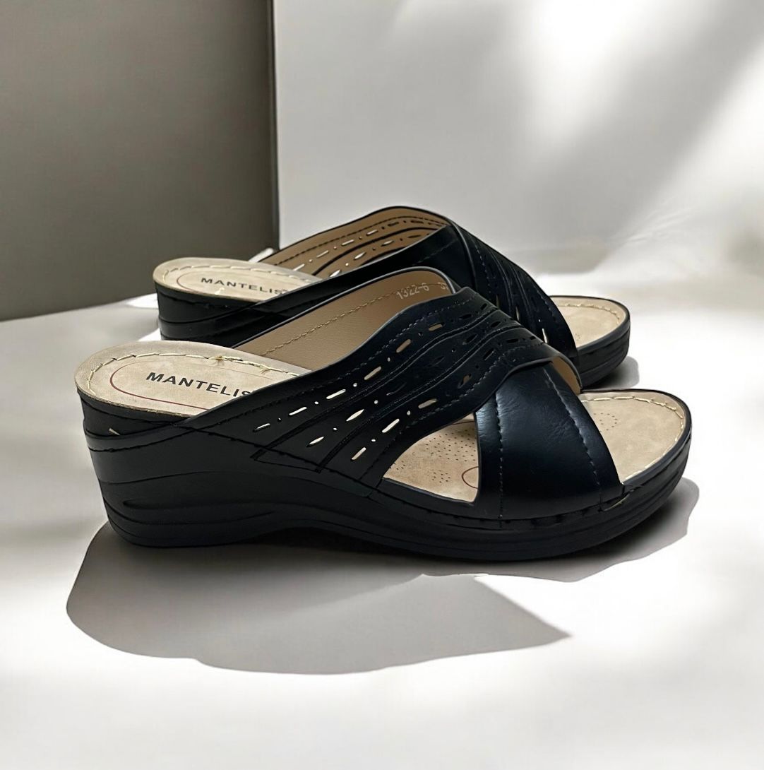 Женские шлепанцы  FASHION SO-253-124 (8 пар в коробе, 36-41 размер)