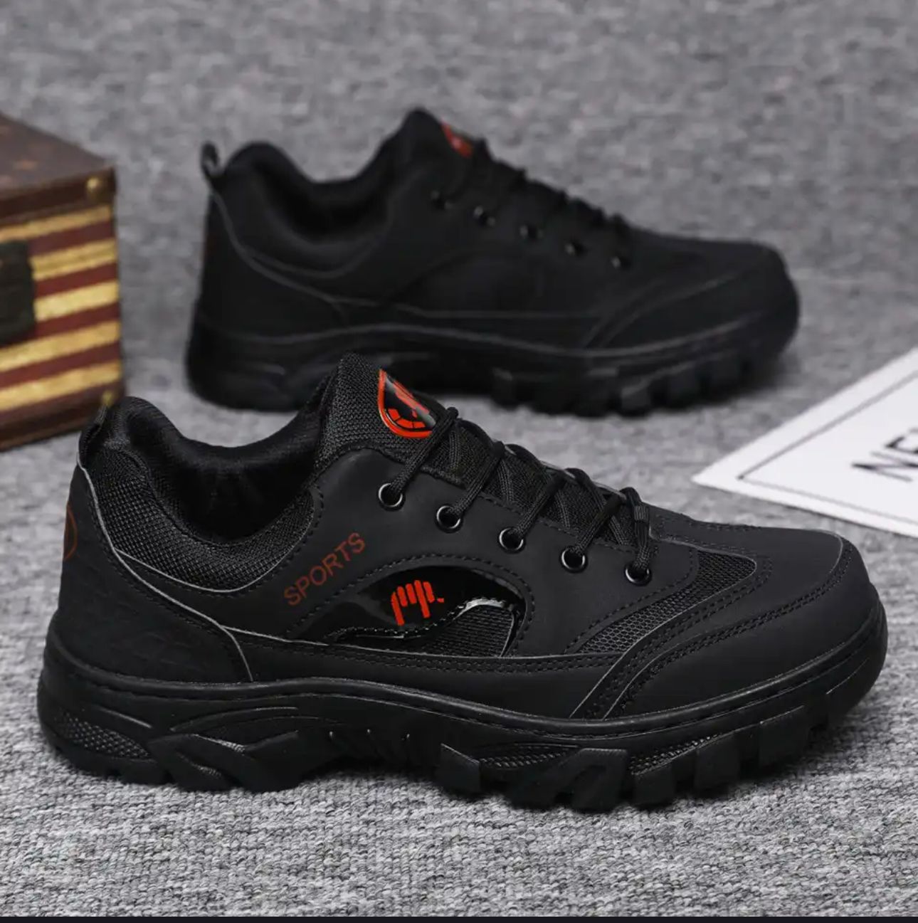 Мужские весенние кроссовки SPORT SO-225-38 (8 пар в коробе, размер 41-45)