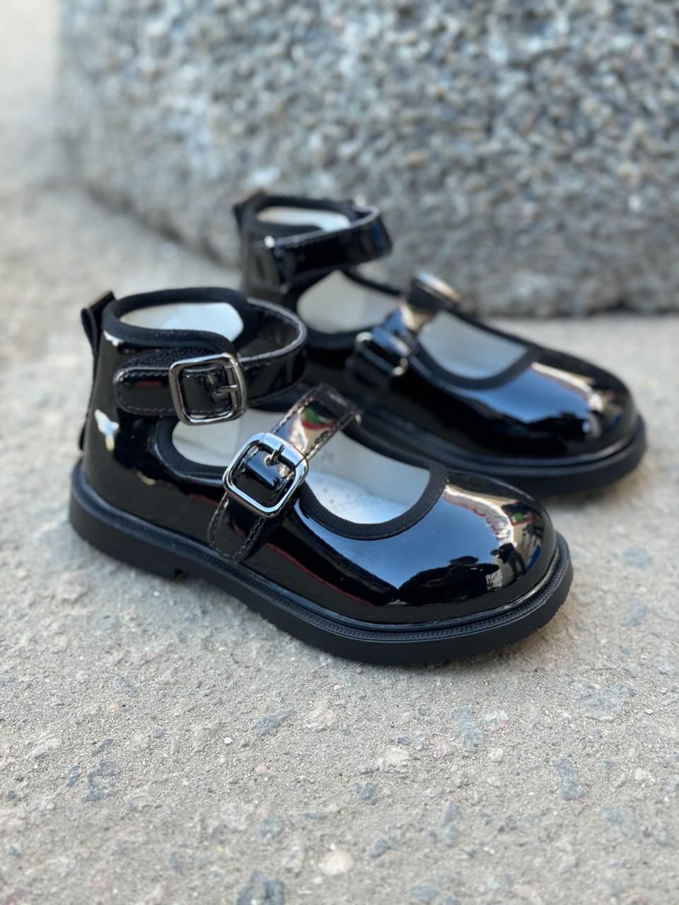 картинка Детские весенние туфли BESSKY SO-242-47 (8 пар в коробе, размер 26-31) от оптового интернет-магазина Shoesopt.by