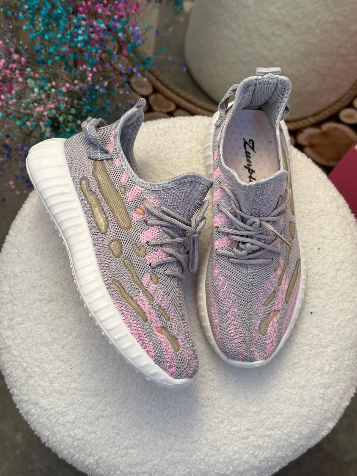 Женские весенние кроссовки FASHION SO-236-11 (10 пар в коробе, размер 36-41)