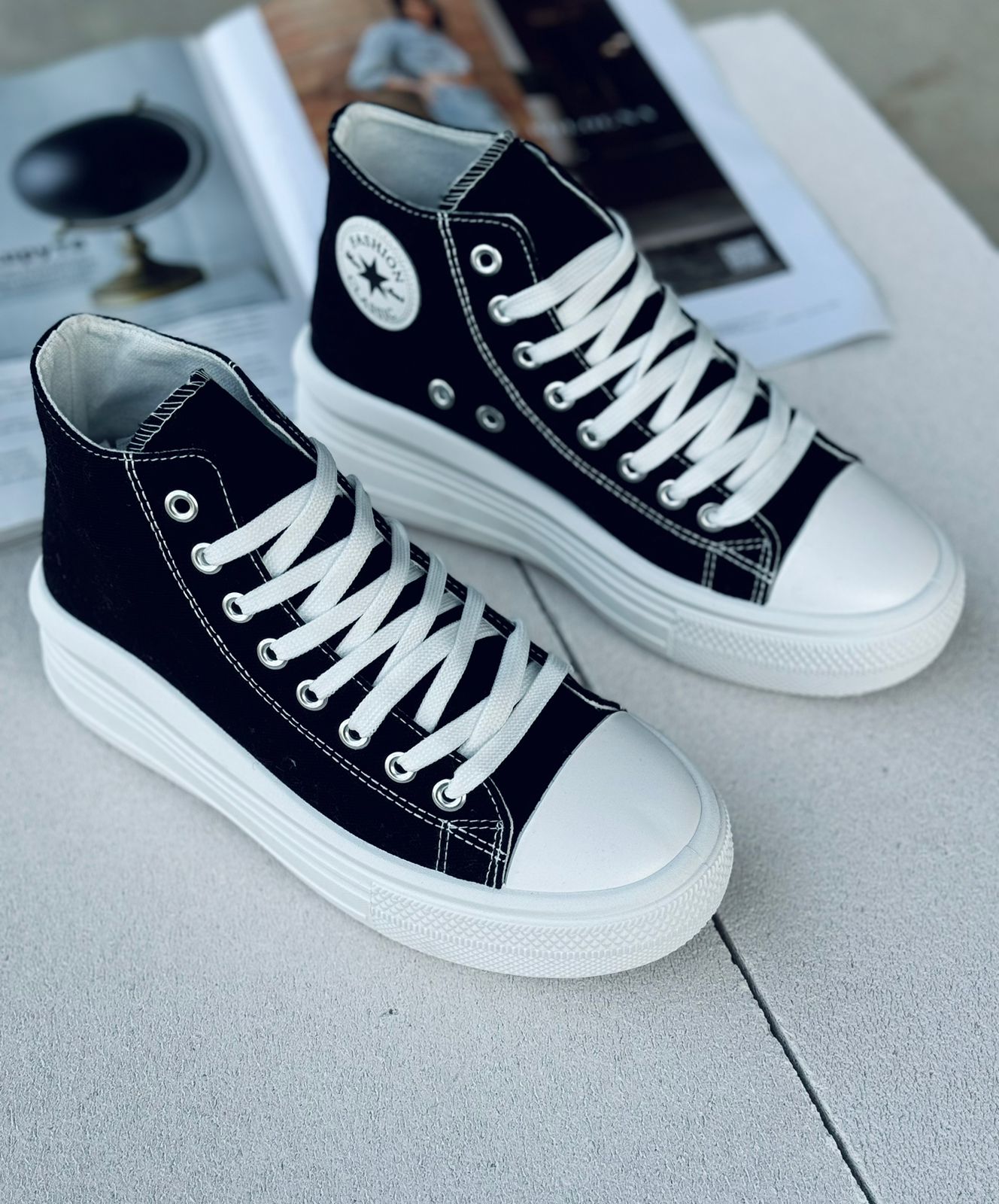 Женские весенние кеды FASHION SO-240-63 (8 пар в коробе, размер 36-41)