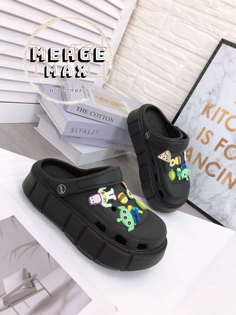 Женские летние шлепанцы MERGE MAX SO-221-188 (6 пар в коробе, размер 35-40)