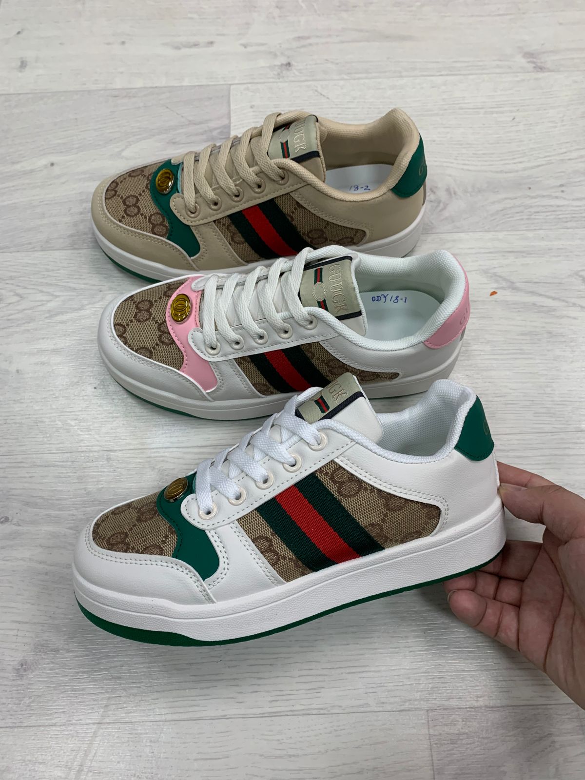 Женские весенние кроссовки FASHION SO-219-2 (8 пар в коробе, размер 36-41)