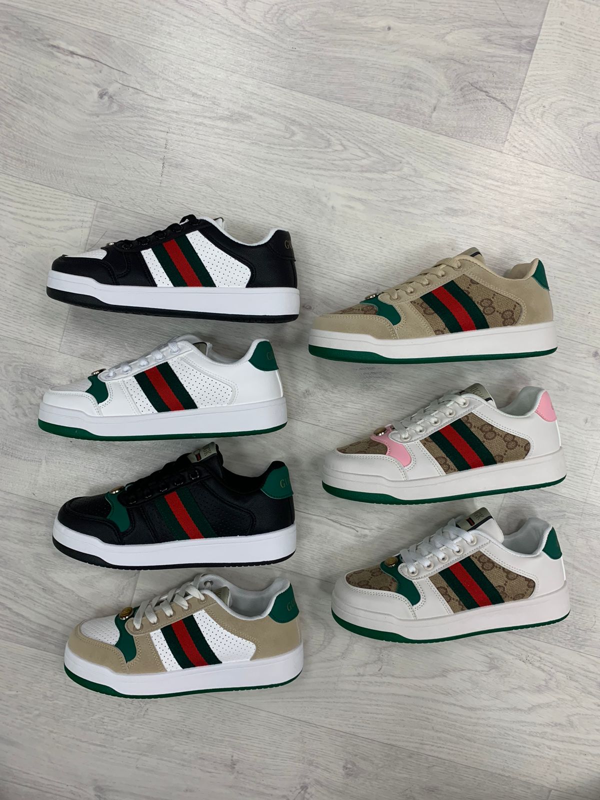 Женские весенние кроссовки FASHION SO-219-6 (8 пар в коробе, размер 36-41)