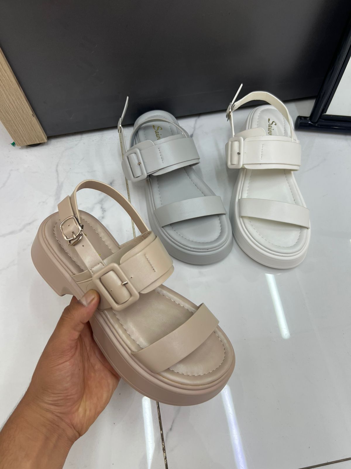 Женские босоножки  FASHION SO-257-34 (6 пар в коробе, 36-40 размер)