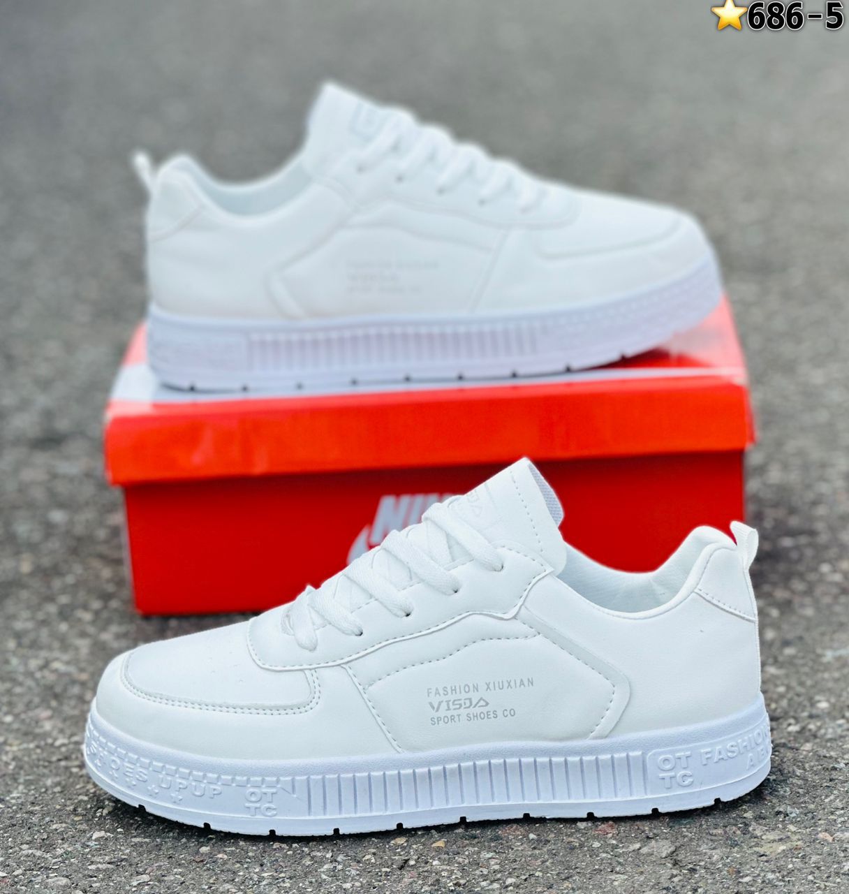 Мужские кроссовки  AIR SO-251-152 (8 пар в коробе, 40-45 размер)