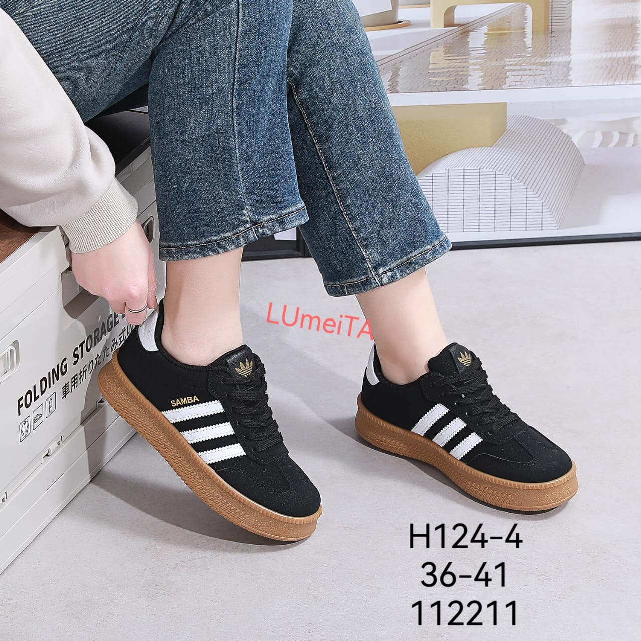 Женские кроссовки  LUTA SO-262-372 (8 пар в коробе, 36-41 размер)