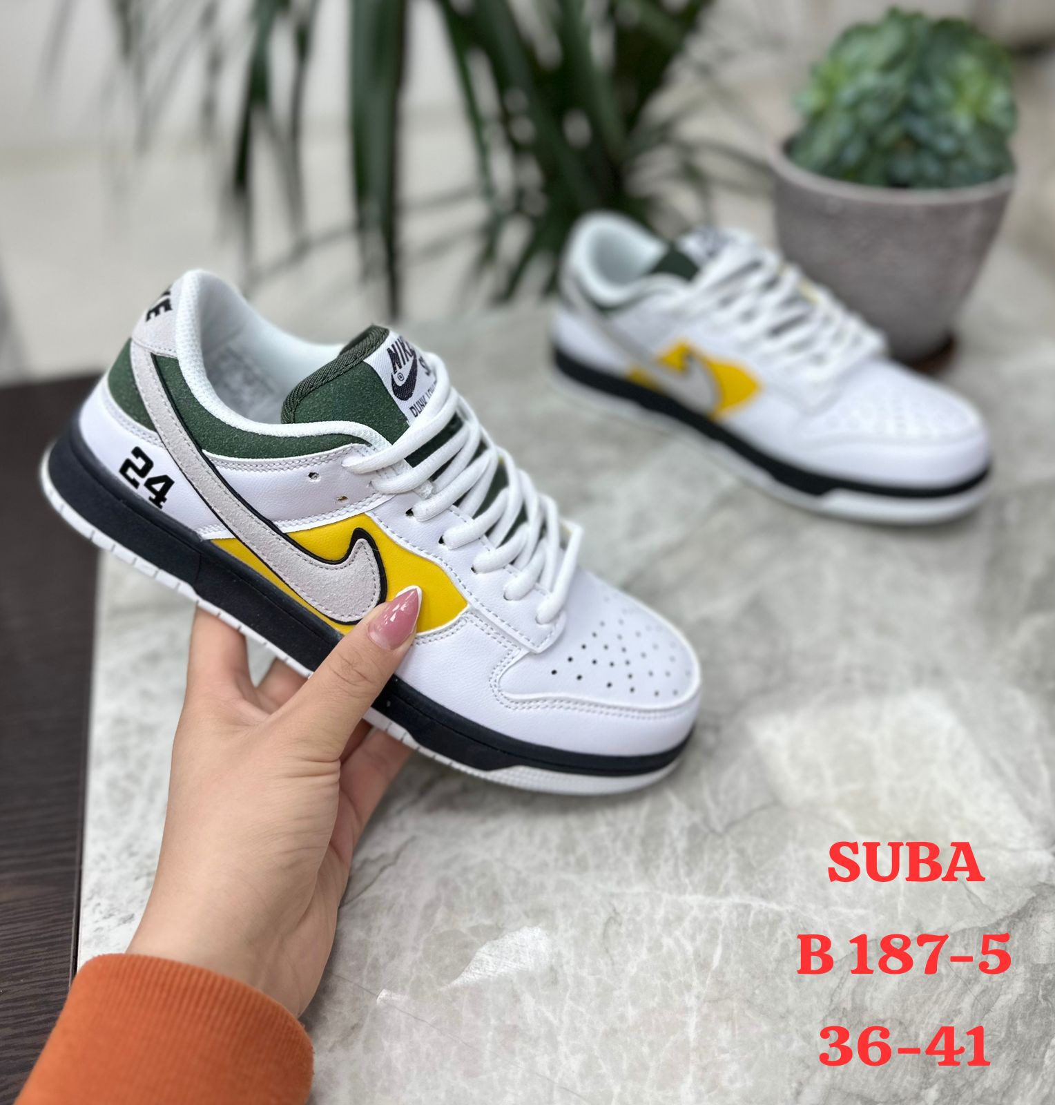 Женские весенние кроссовки SUBA SO-226-17 (8 пар в коробе, размер 36-41)