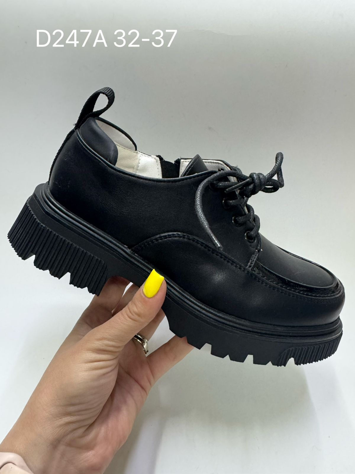 Детские туфли  FASHION SO-258-156 (8 пар в коробе, 32-37 размер)