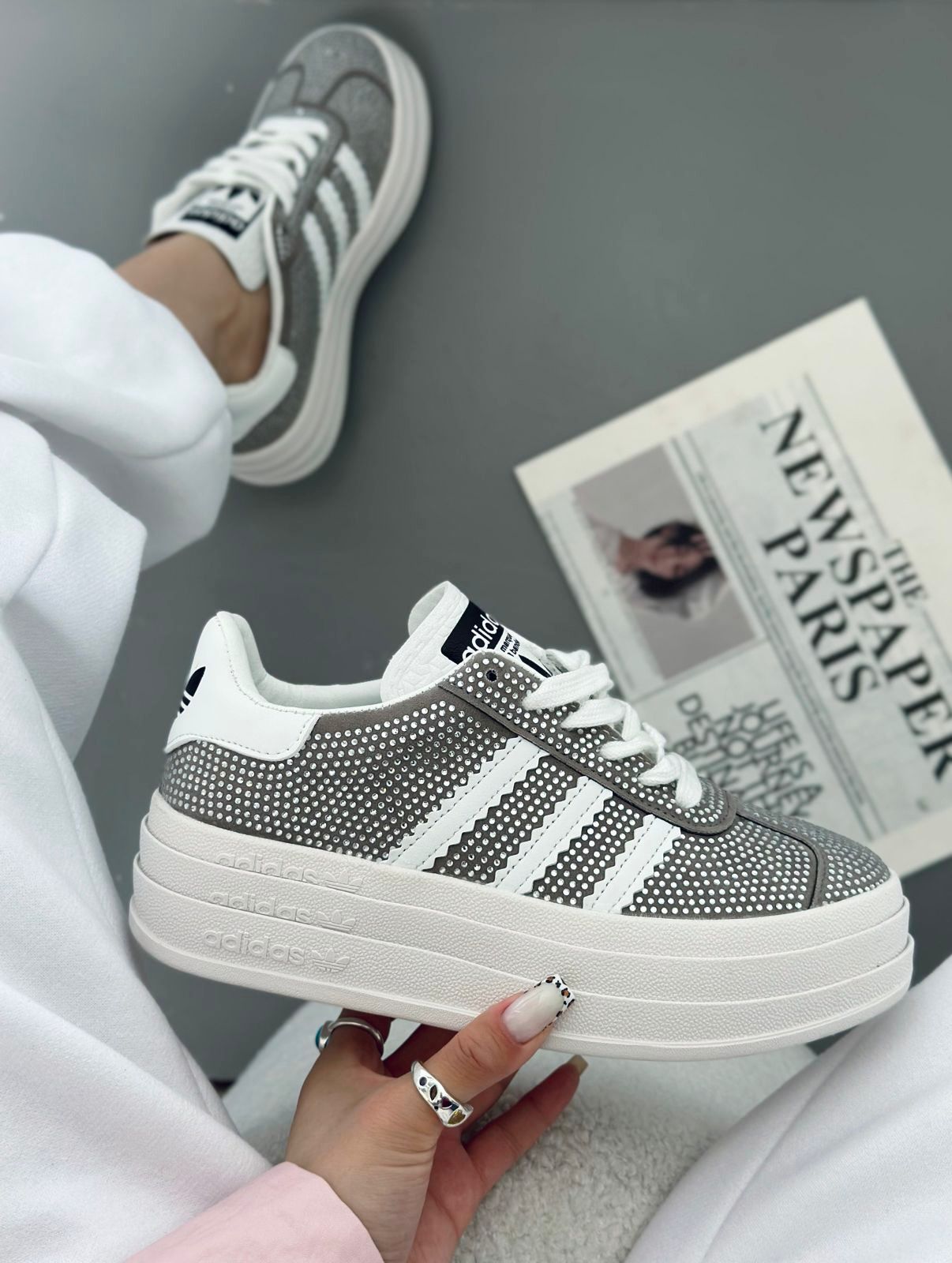 Женские весенние кроссовки FASHION SO-245-15 (6 пар в коробе, размер 36-41)