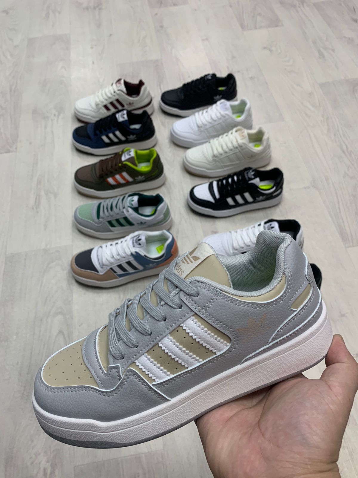 Женские весенние кроссовки MEITESI SO-224-129 (8 пар в коробе, размер 36-41)