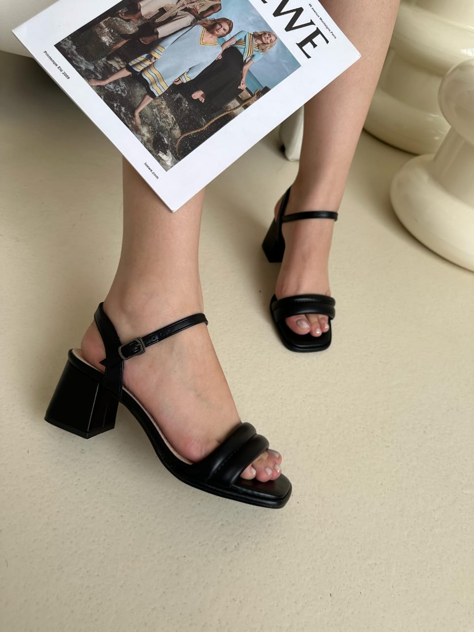 Женские босоножки  FASHION SO-257-4 (8 пар в коробе, 35-40 размер)