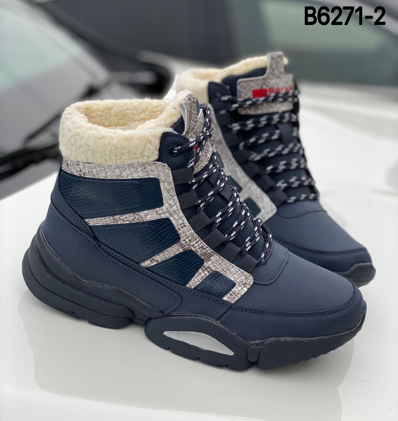 Женские зимние ботинки MERGE MAX SO-212-95 (8 пар в коробе, размер 36-41)