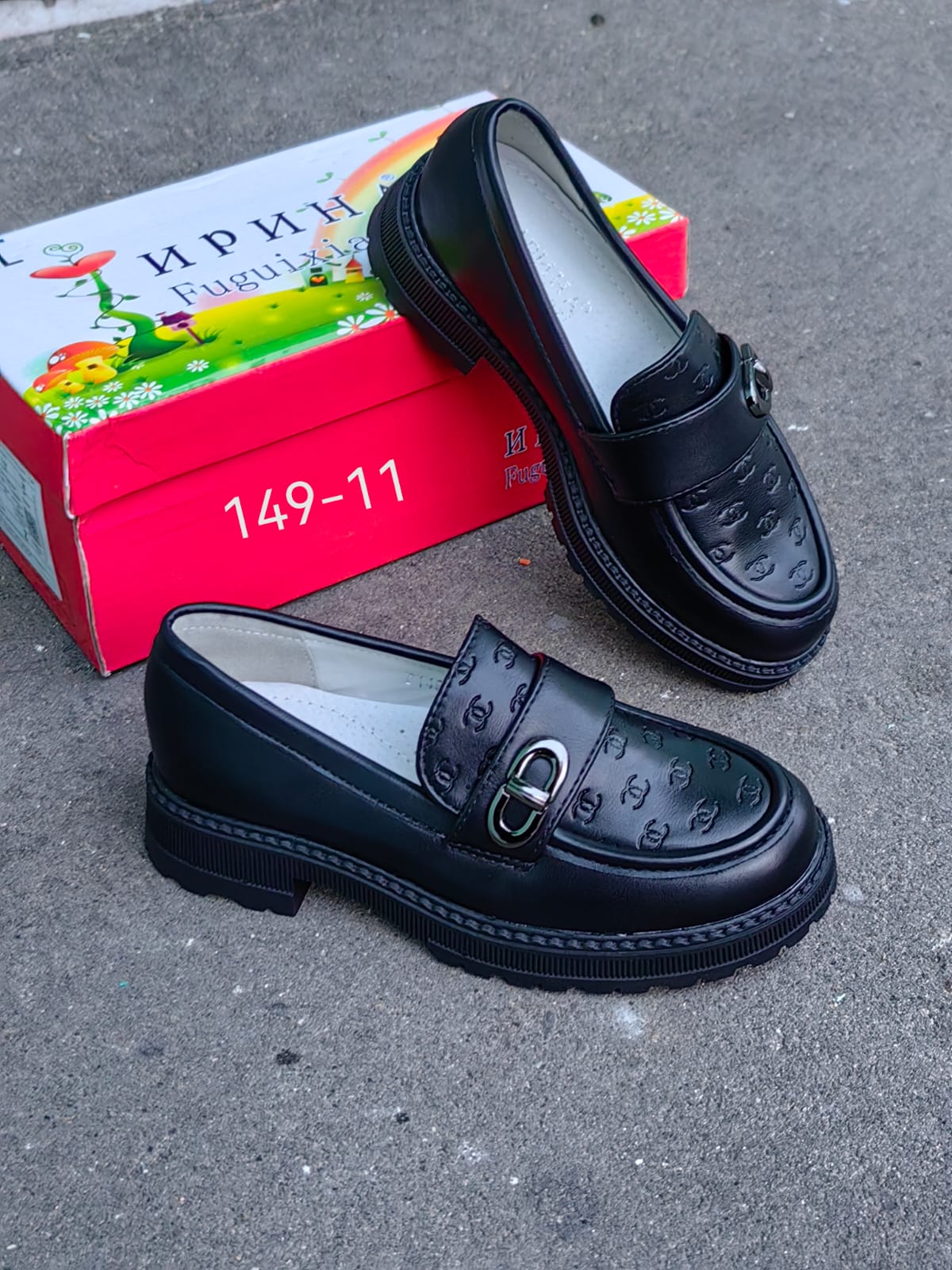 Детские туфли  FASHION SO-251-433 (10 пар в коробе, 30-37 размер)