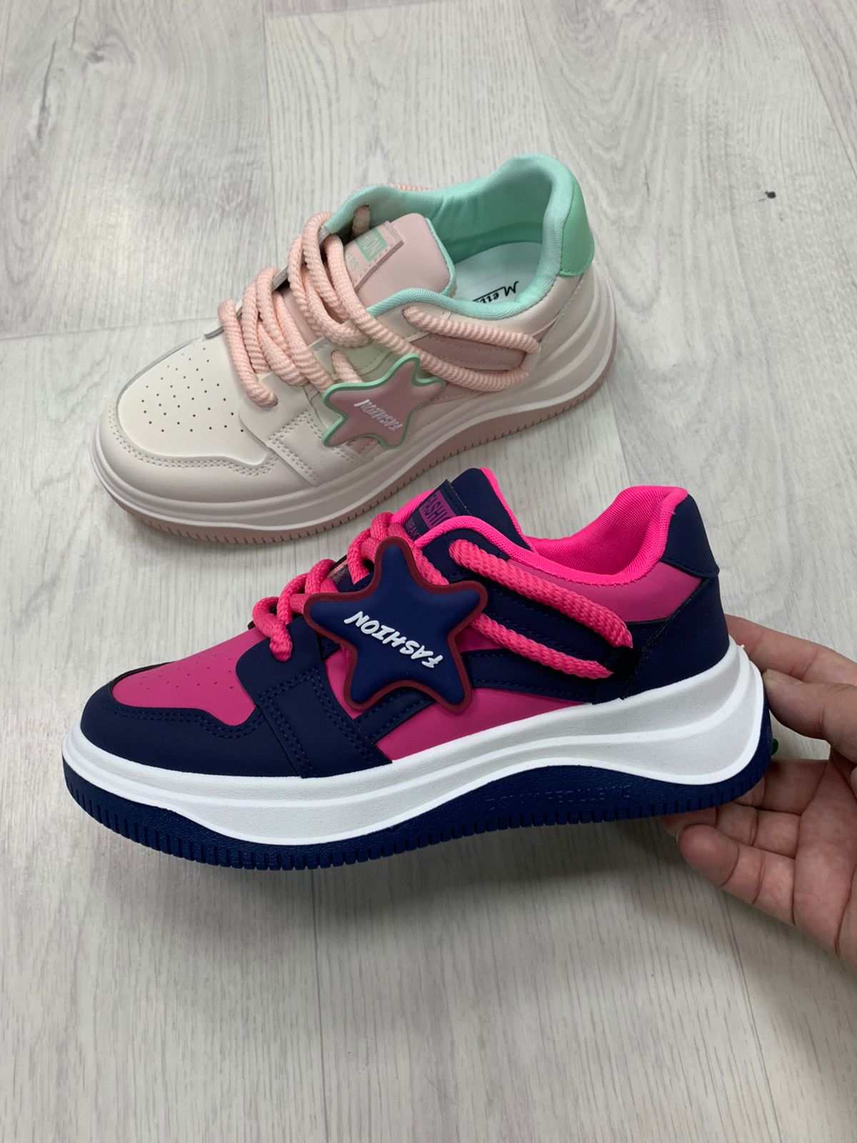 Женские весенние кроссовки FASHION SO-219-26 (8 пар в коробе, размер 36-41)