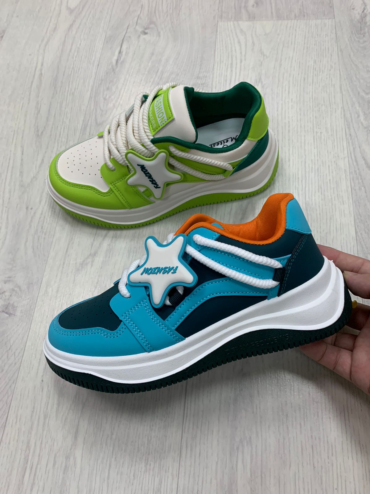 Женские весенние кроссовки FASHION SO-219-28 (8 пар в коробе, размер 36-41)