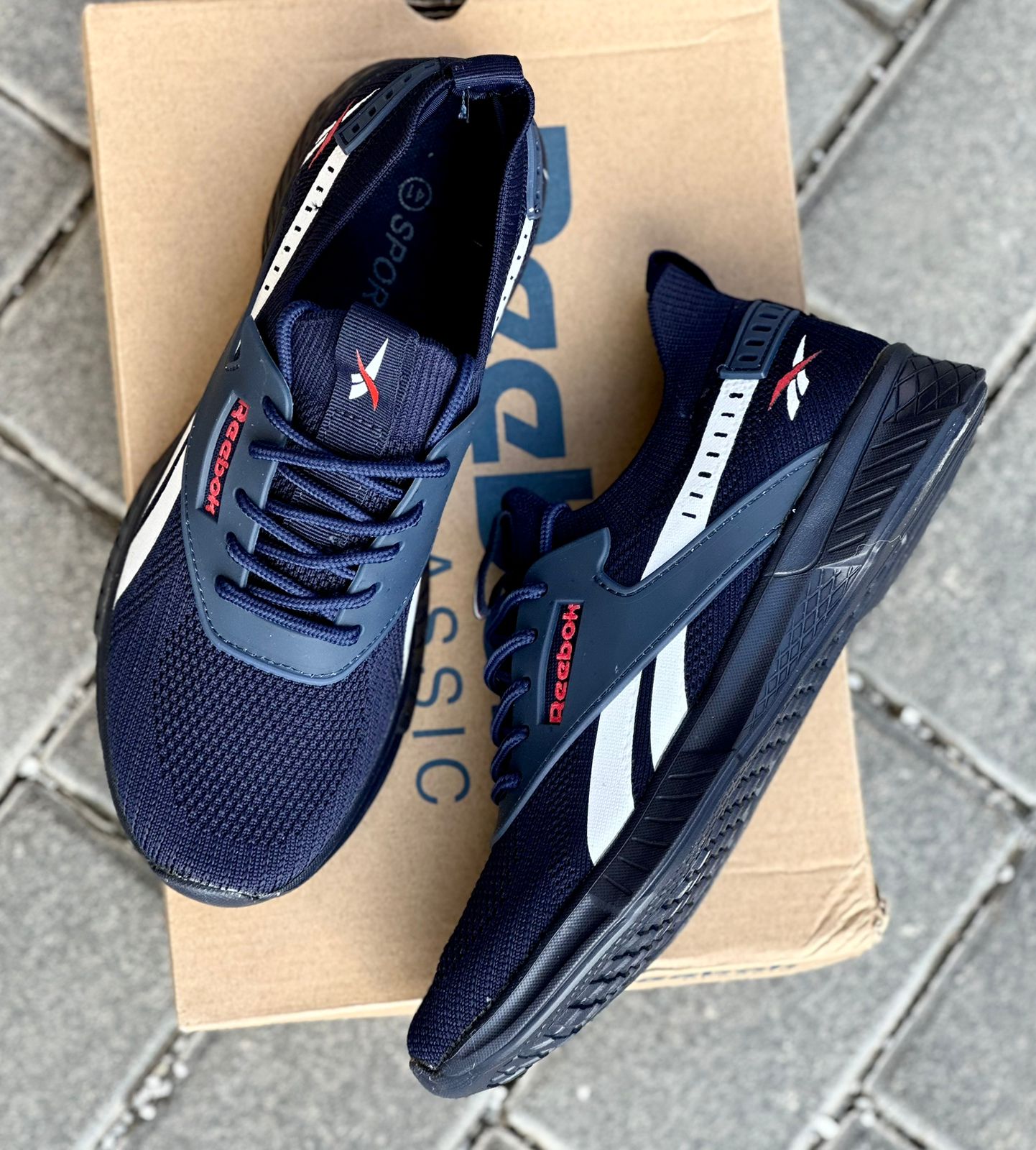 Мужские весенние кроссовки SPORT SO-236-139 (8 пар в коробе, размер 41-46)