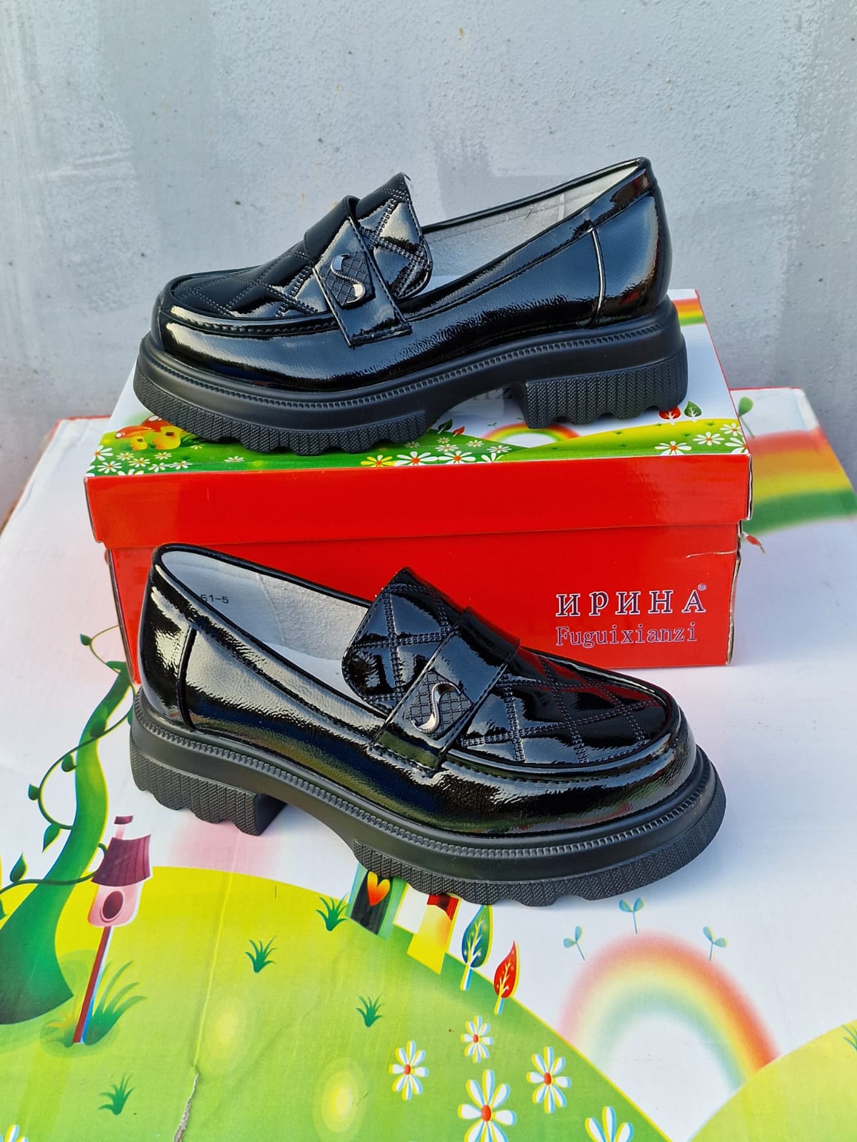 Детские туфли  FASHION SO-263-9 (8 пар в коробе, 31-37 размер)