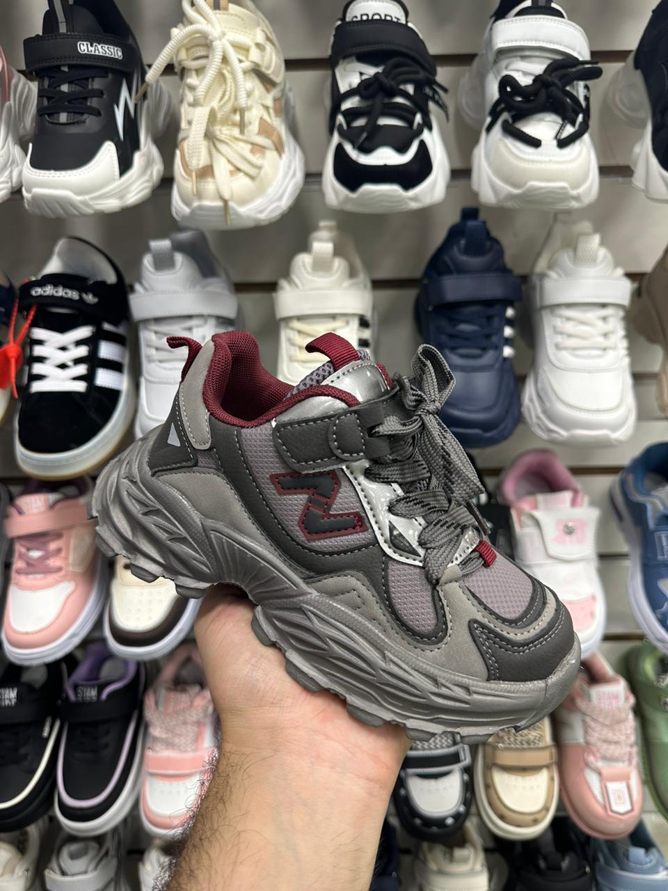 Детские кроссовки  FASHION SO-265-117 (8 пар в коробе, 32-37 размер)