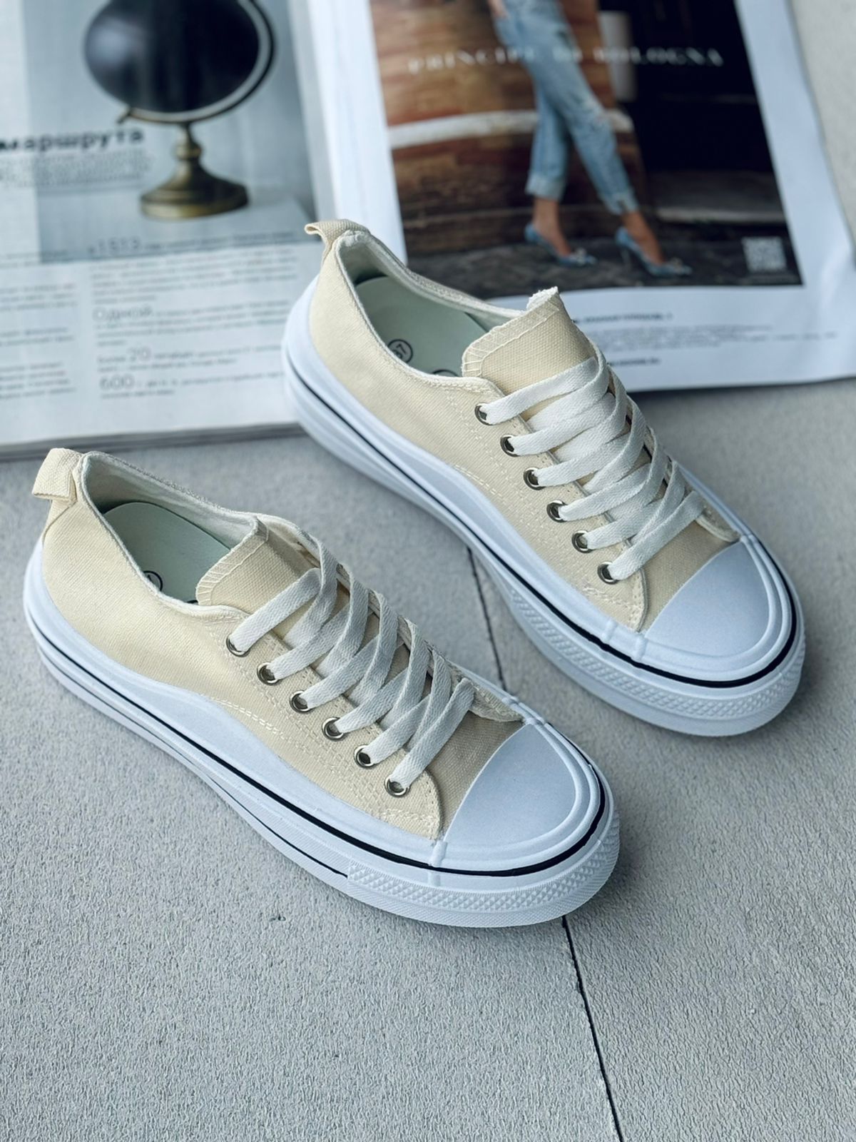 Женские весенние кеды FASHION SO-240-65 (8 пар в коробе, размер 36-41)