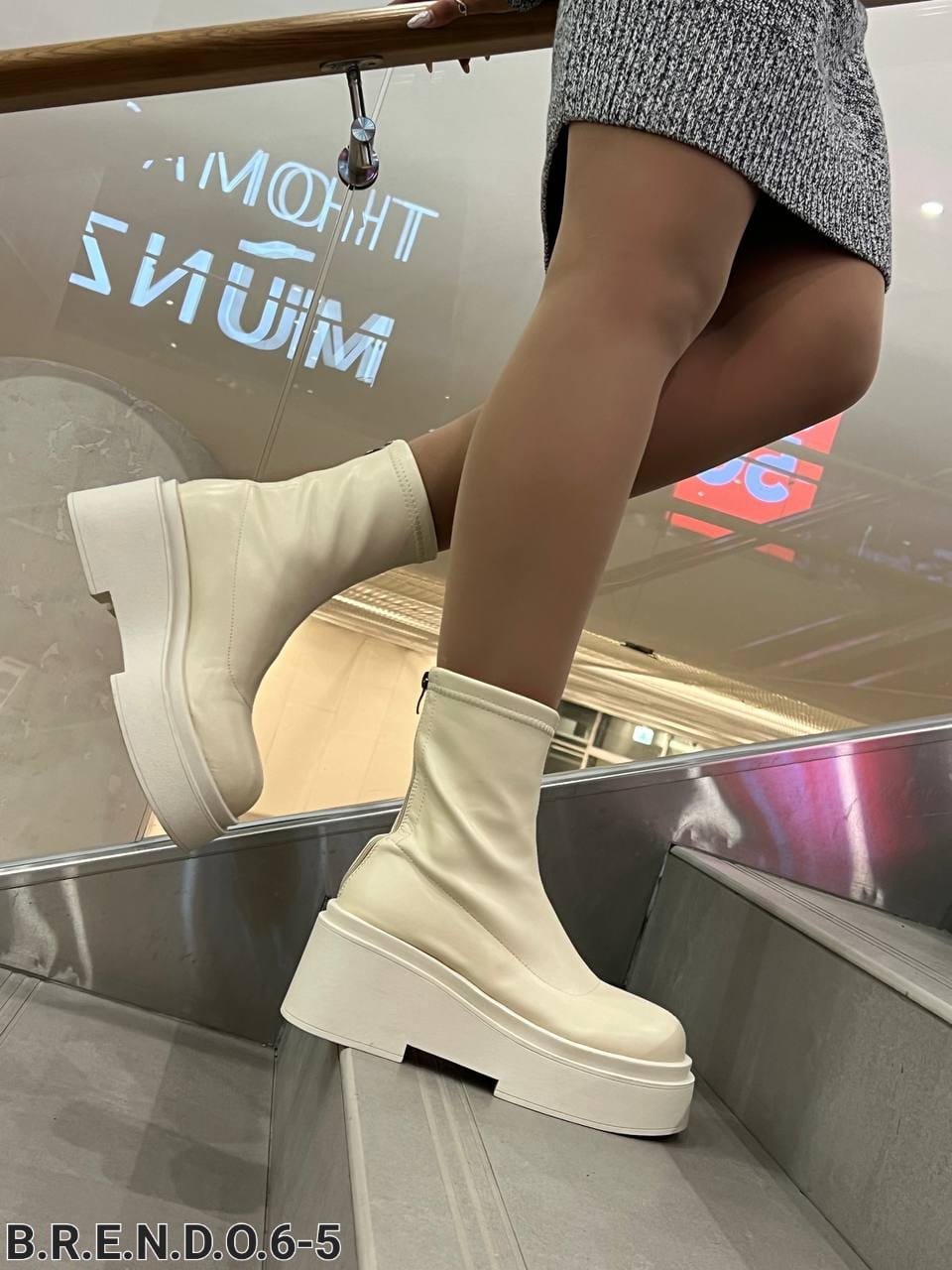 Женские весенние ботинки FASHION SO-222-134 (8 пар в коробе, размер 36-41)