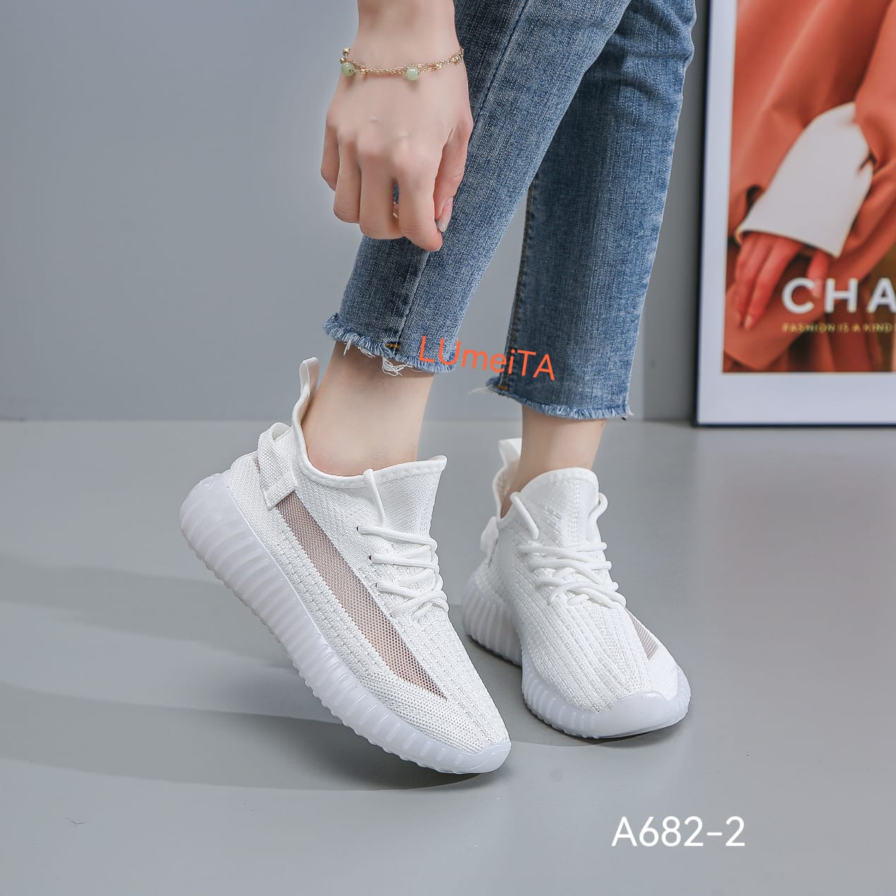 Женские кроссовки  FASHION SO-262-61 (10 пар в коробе, 36-41 размер)