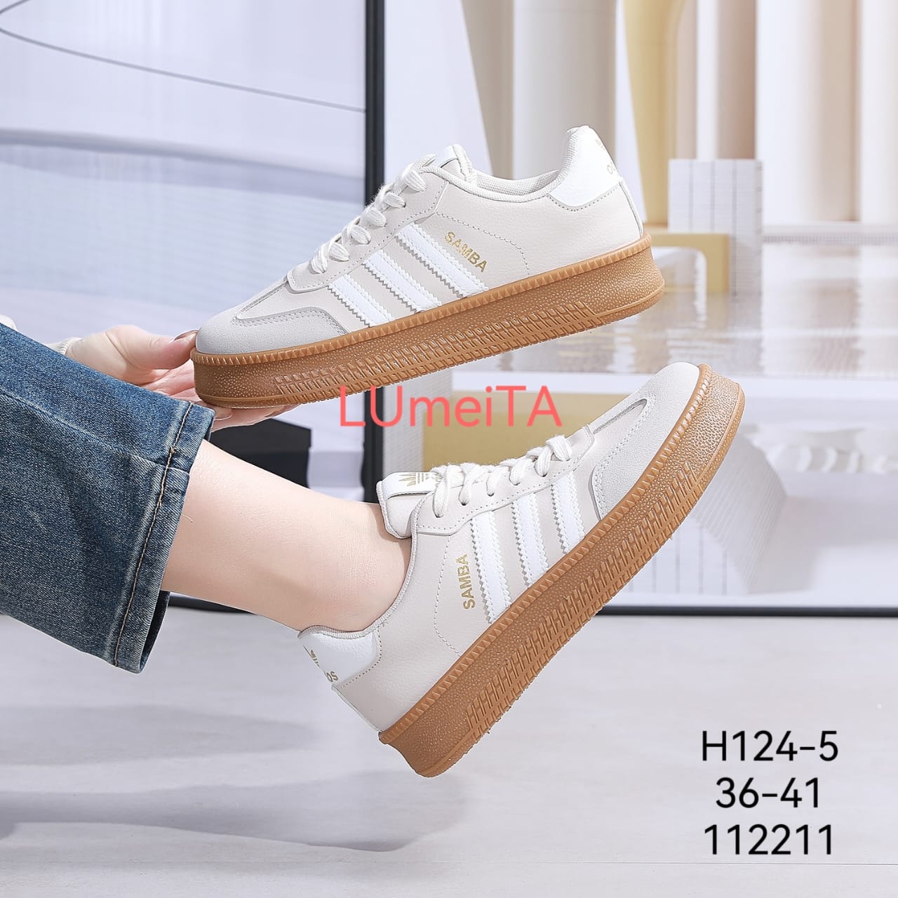 Женские кроссовки  LUTA SO-262-373 (8 пар в коробе, 36-41 размер)