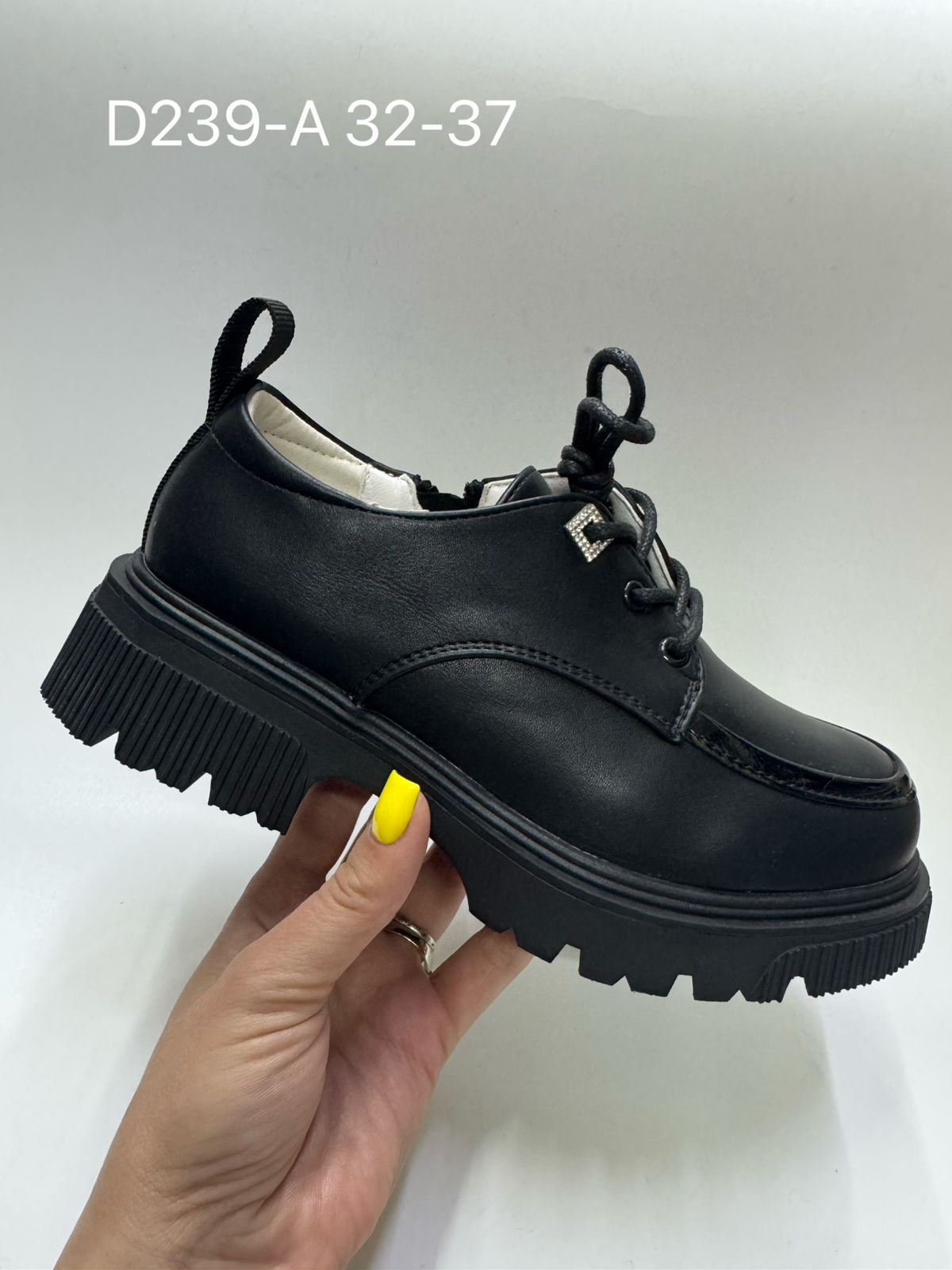 Детские туфли  FASHION SO-258-155 (8 пар в коробе, 32-37 размер)