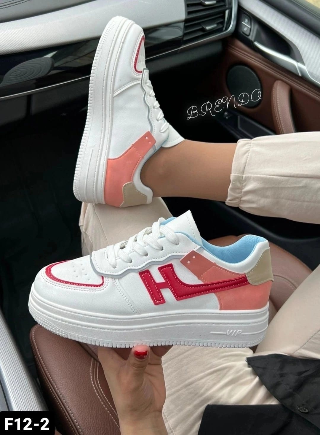 Женские весенние кроссовки FASHION SO-216-74 (8 пар в коробе, размер 36-41)