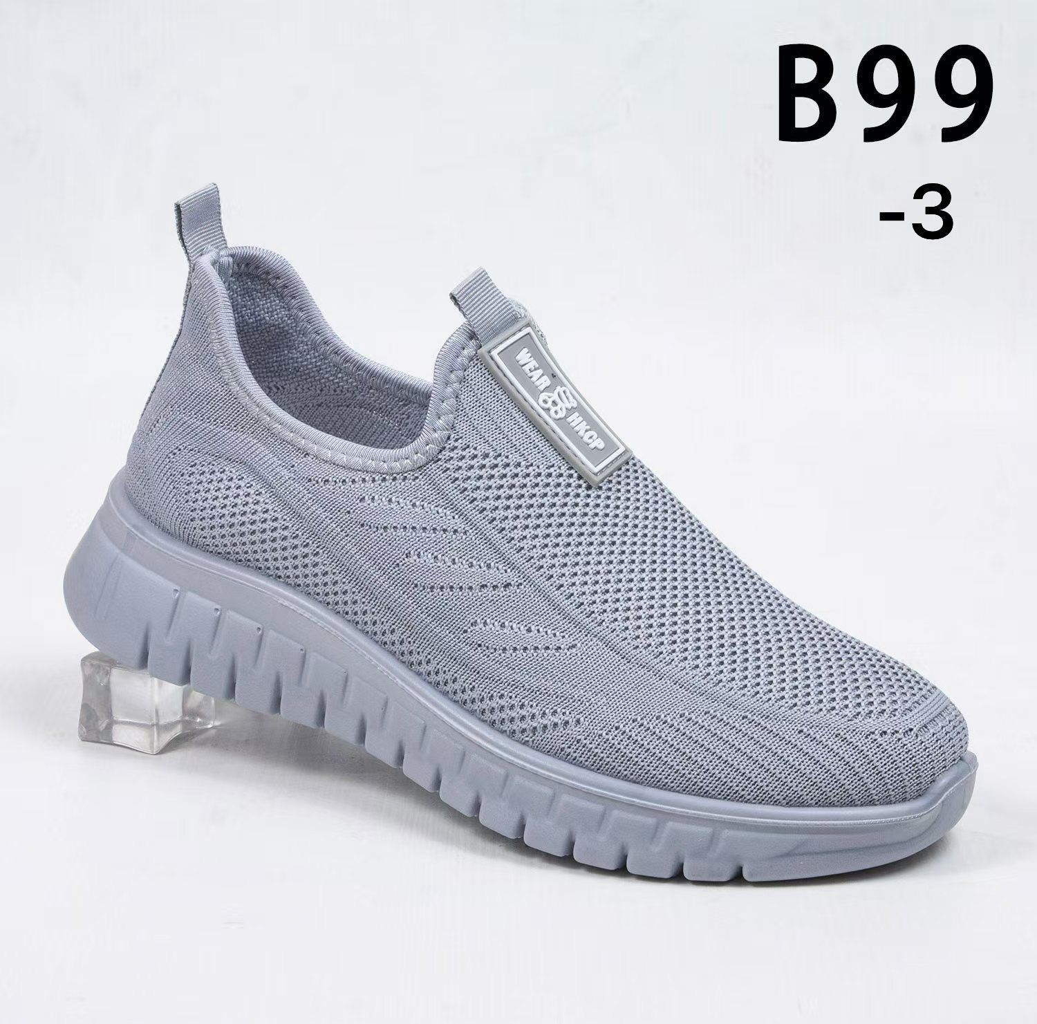 Женские слипоны  FASHION SO-255-149 (10 пар в коробе, 36-41 размер)