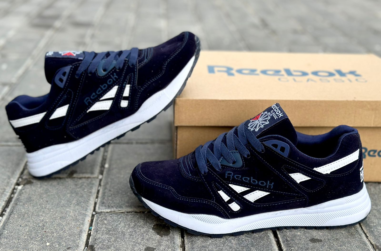 Мужские весенние кроссовки AIR SO-229-132 (8 пар в коробе, размер 41-46)