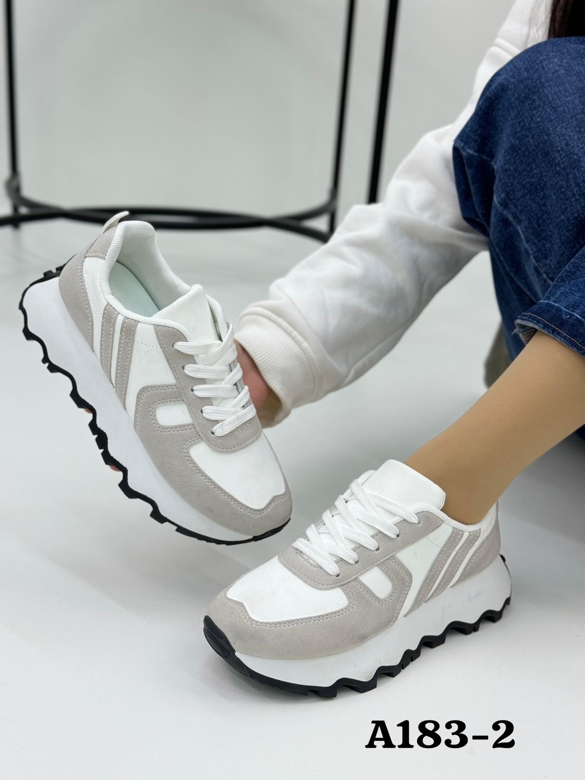 Женские весенние кроссовки FASHION SO-238-49 (8 пар в коробе, размер 36-41)