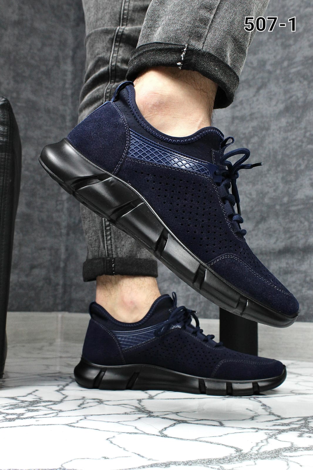 Мужские весенние кроссовки AIR SO-243-56 (8 пар в коробе, размер 41-46)