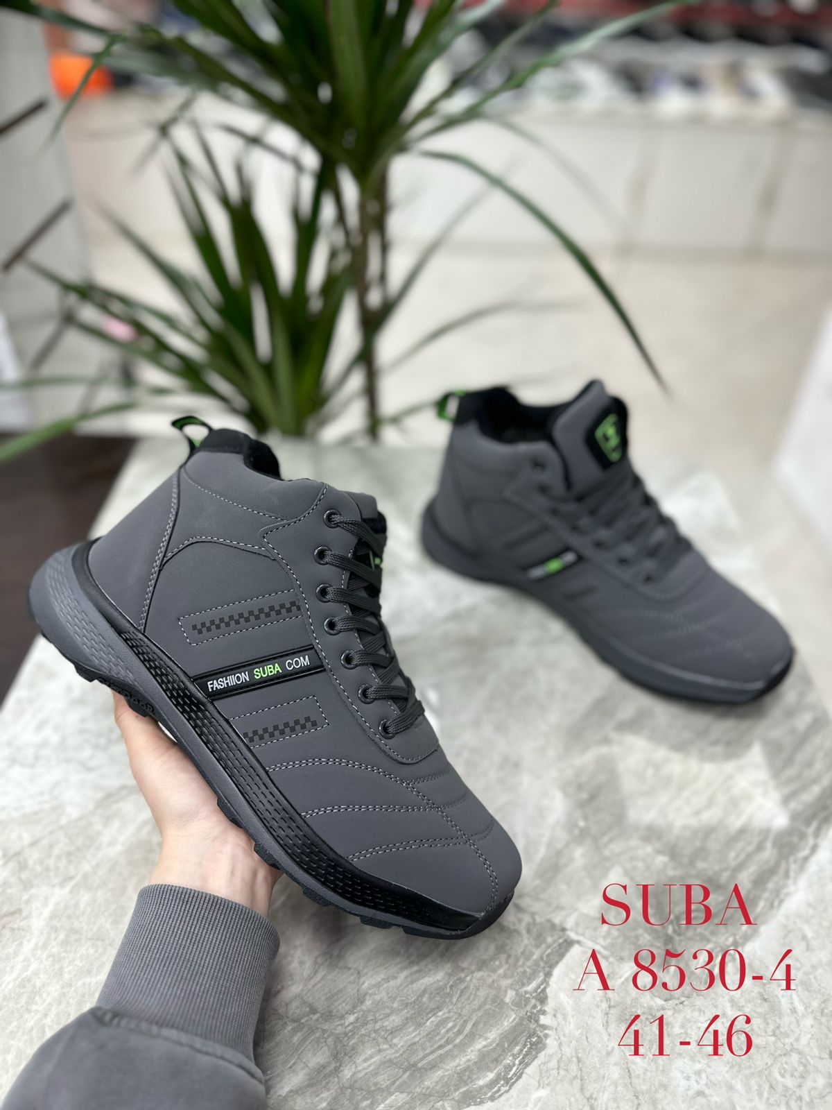 Мужские зимние ботинки SUBA SO-215-119 (8 пар в коробе, размер 41-46)