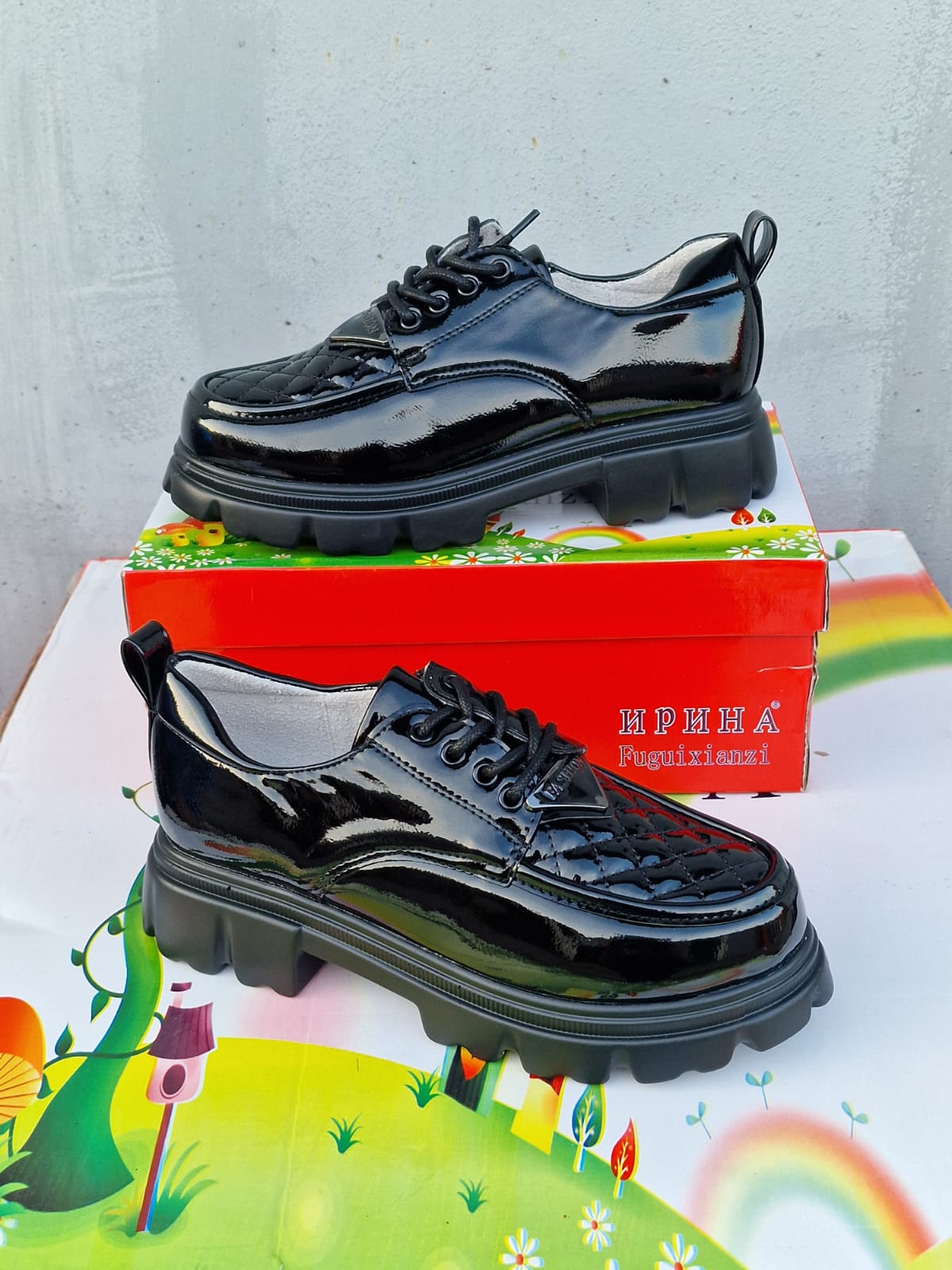 Детские туфли  FASHION SO-263-136 (8 пар в коробе, 33-38 размер)