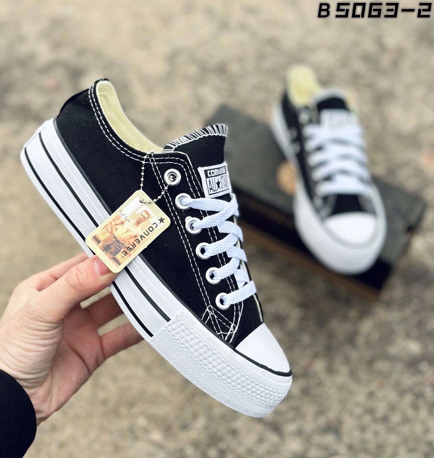 Мужские весенние кеды CONVERSE SO-244-55 (8 пар в коробе, размер 36-41)