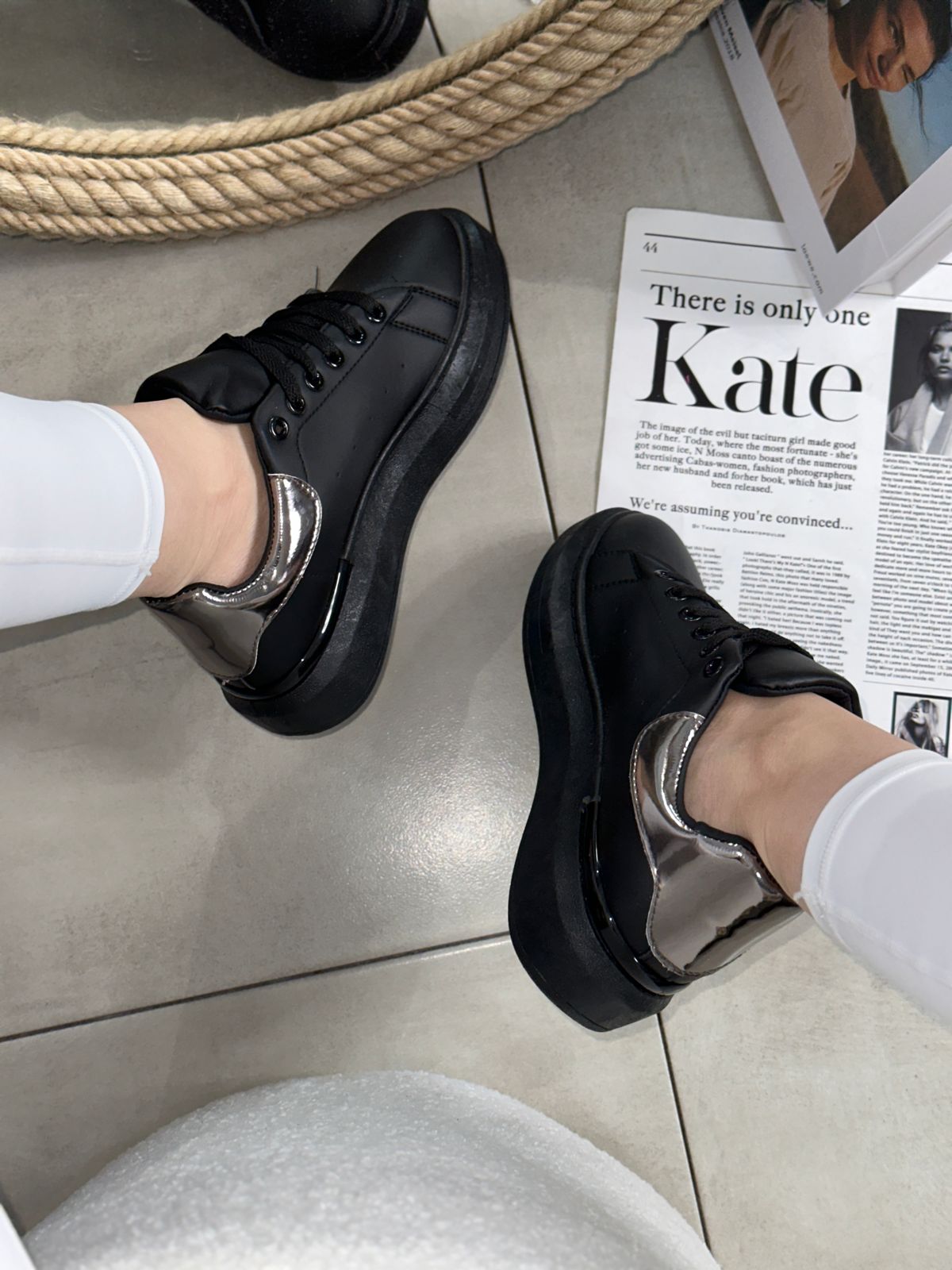 Женские весенние кроссовки FASHION SO-240-128 (8 пар в коробе, размер 36-41)