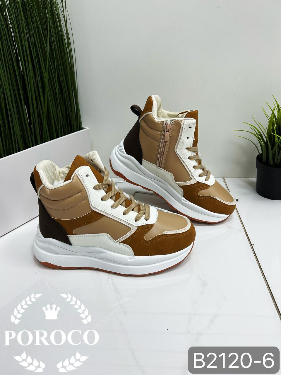 Женские кроссовки  POROCO SO-267-30 (8 пар в коробе, 36-41 размер)