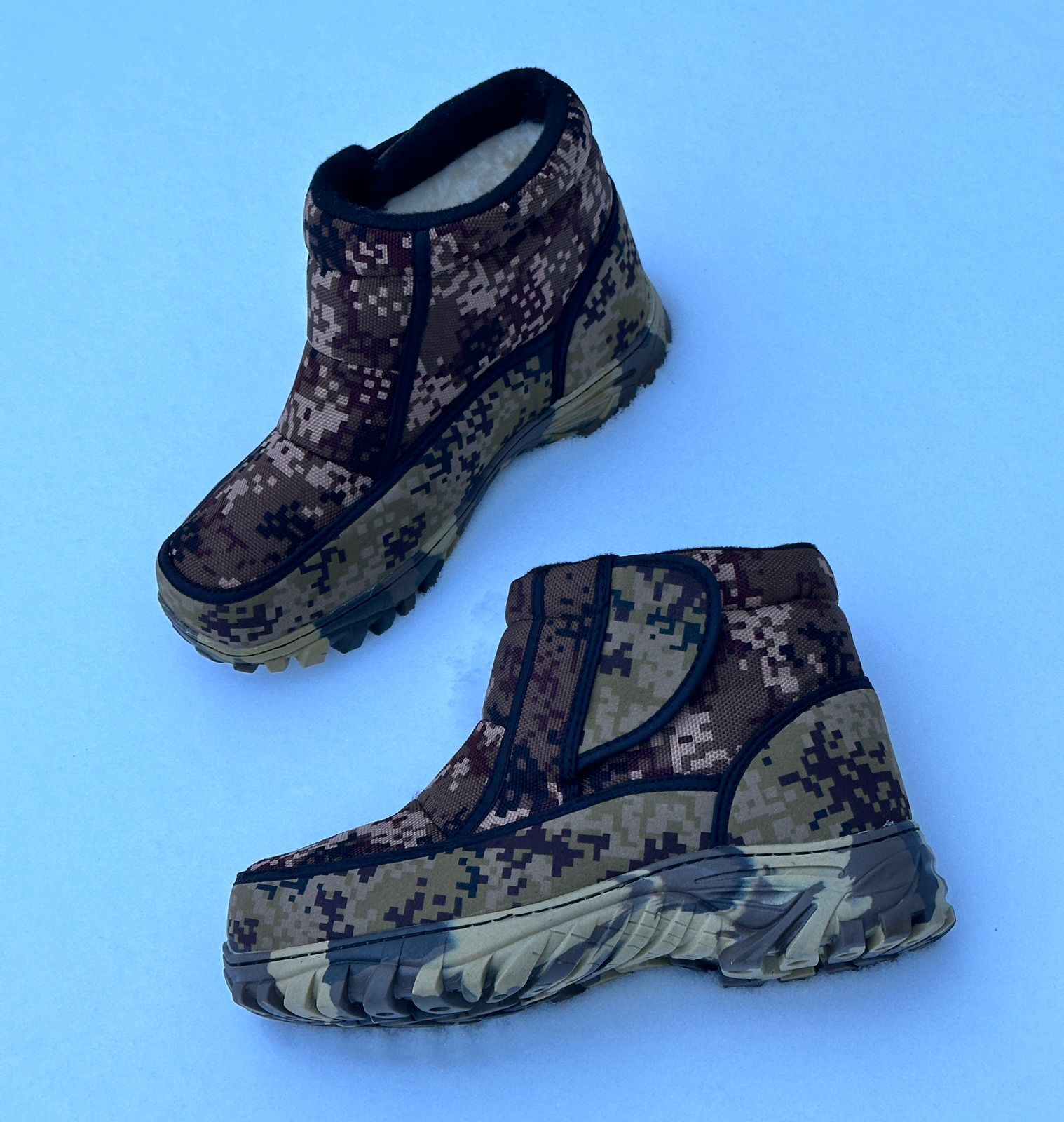 Мужские зимние дутики FASHION SO-222-23 (8 пар в коробе, размер 41-46)